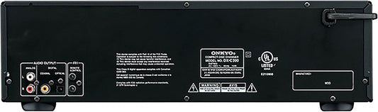 Onkyo DXC390 6-Disc CD Changer, Black
