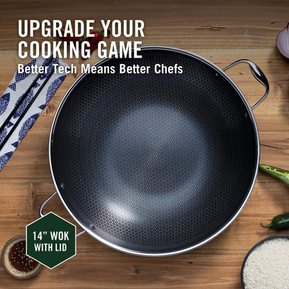 HexClad Nonstick Dishwasher Friendly Compatible