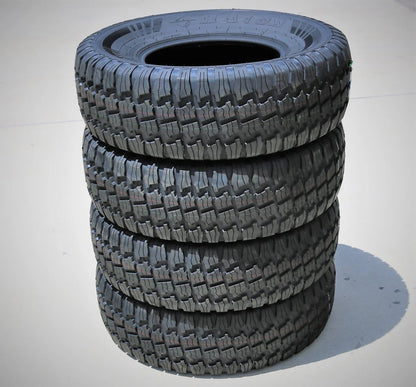 Pair of 2 (TWO) Haida Puma HD818 LT 235/75R15 104/101S Load C 6 Ply MT M/T Mud Tires