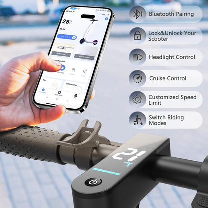 Electric Scooter - 350W/500W Motor, 22 Mph Top Speed