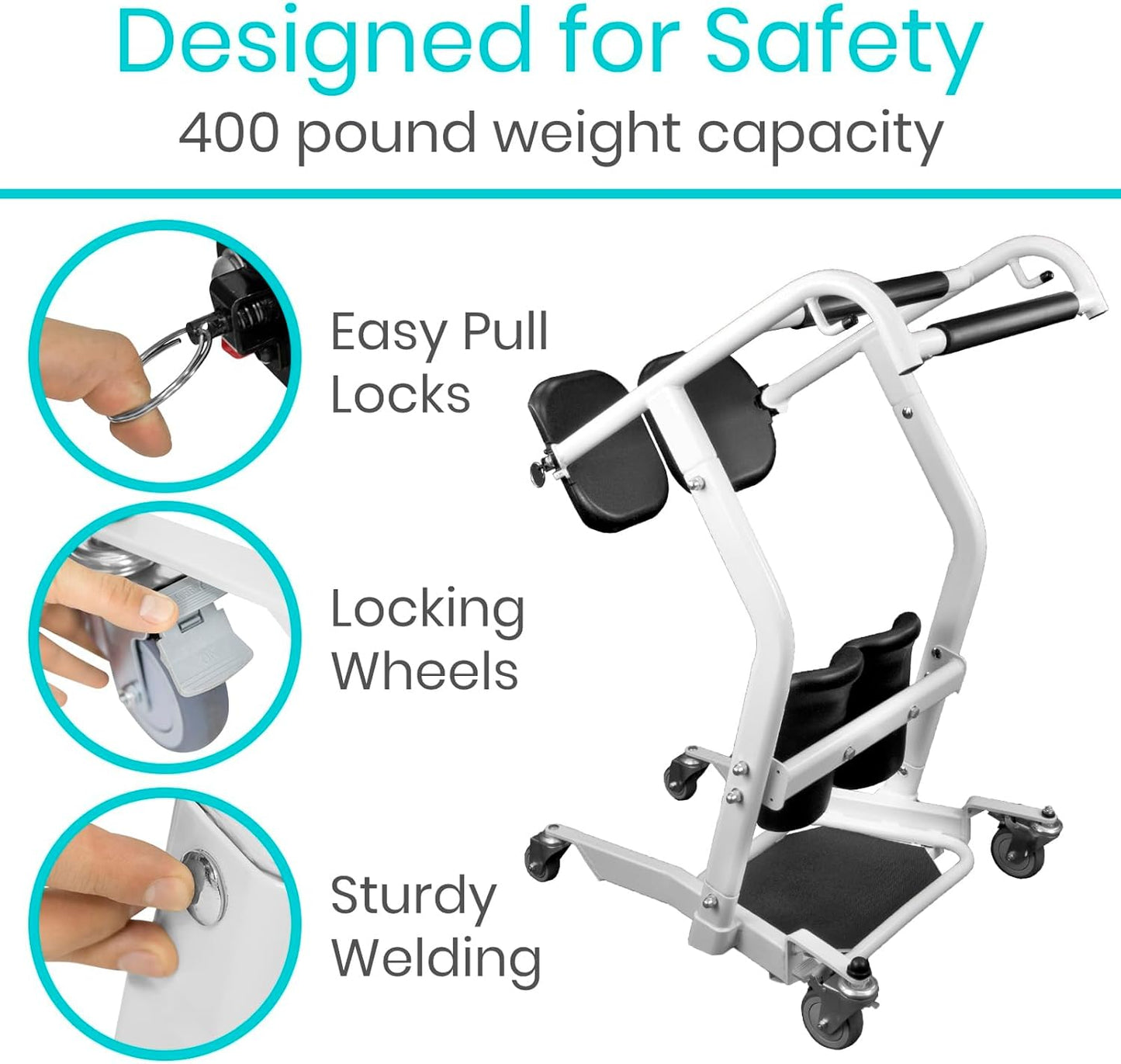 Vive Sit-to-Stand Patient Lift, Elderly Transfer Aid