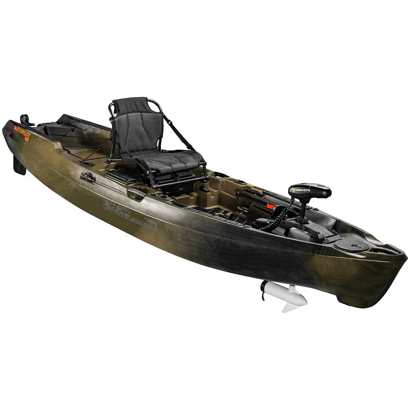 Old Town Sportsman AutoPilot 120 Motorized Fishing Kayak with Minn Kota Trolling Motor 锟斤拷 12-ft