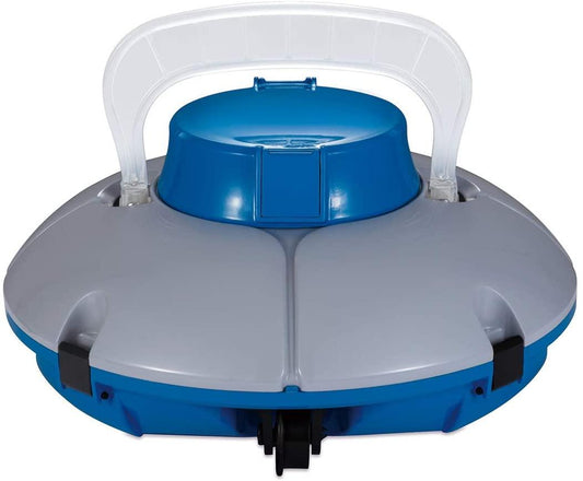 Summer Waves P56000024 Cordless Rechargeable Robotic Above Ground Flat Floor Swimming Pool Water Vacuum Cleaner System
